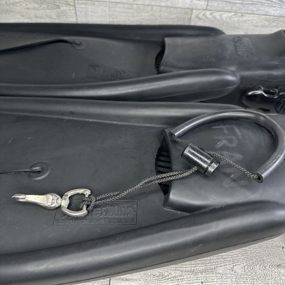 Apollo Bio-Fin Pro Scuba Diving Split Fins Open Heel Quick Release Straps Size M - Picture 2 of 5